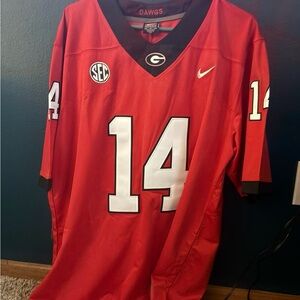 Nike Red Georgia Jersey